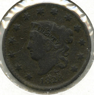 1828 Coronet Head Large Cent Penny - C38
