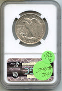 1917-D Reverse Walking Liberty Silver Half Dollar NGC VF30 - Denver Mint - A281