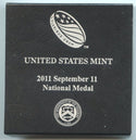 2011-P September 11 National Medal 1 oz Proof Silver US Mint S12 Commem CA228