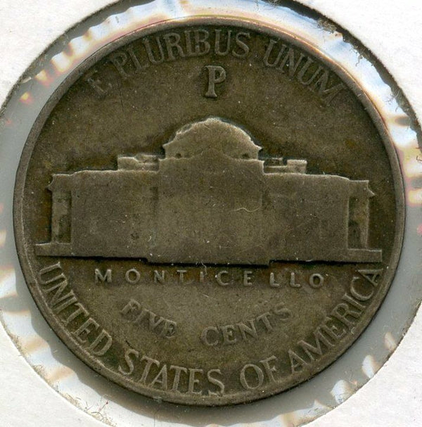 1943/2 Jefferson Wartime Silver Nickel - Philadelphia Mint - BT189