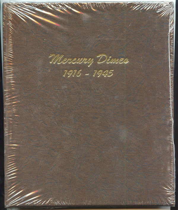 Mercury Dimes 1916 - 1945 Set Dansco Coin Album 7123 Collection - BX952