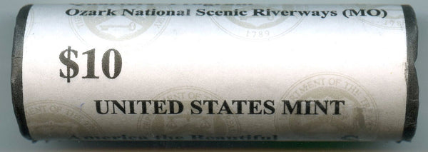 2017-S Ozark Riverway National Park America Beautiful $10 Coin Roll US Mint A70