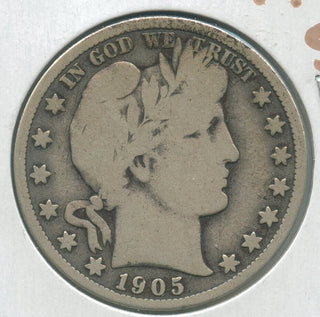 1905-S Silver Barber Half Dollar 50c San Francisco Mint  - KR278