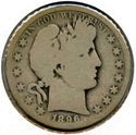 1896-O Barber Silver Half Dollar - New Orleans Mint - BQ851