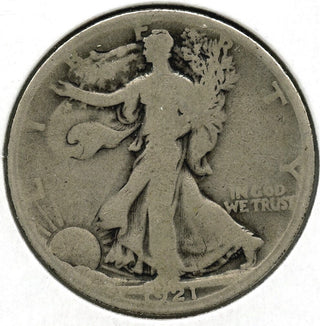 1921-D Walking Liberty Silver Half Dollar - Denver Mint - G249