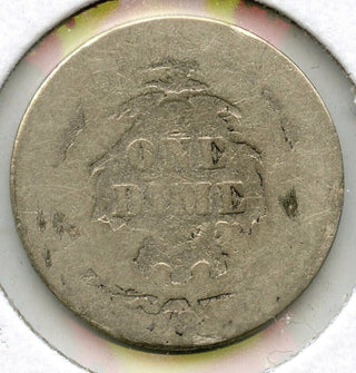 1877-CC Seated Liberty Silver Dime - Carson City Mint - C354