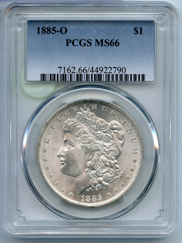 1885-O Morgan Silver Dollar PCGS MS66 Certified - New Orleans Mint - CA439