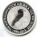 1990 - 2015 Australia Kookaburra 999 Silver 1 oz $1 Coin Dollar Bullion - C347