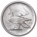 2022 Mercanti Double Eagle 1 oz Silver High Relief Coin Medal COA - JN882