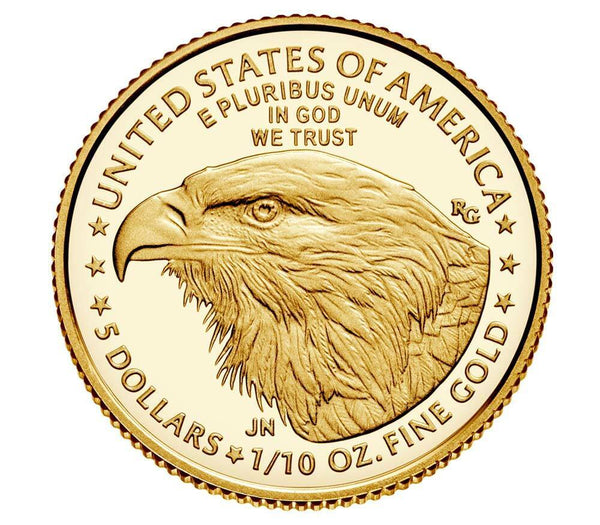 2021 American Eagle One-Tenth 1/10 Ounce Oz Gold Proof Coin - JL493