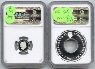 2013 Australia Holey Dollar & Dump 2-Coin Set NGC PF70 UCam Early Releases G133