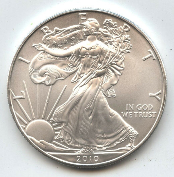 2010 American Eagle 1 oz Fine Silver Dollar $1 One Ounce Bullion - AZ634