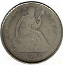 1858-O Seated Liberty Half Dollar - Altered Date - Cull Coin - New Orleans C217