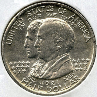 1921 Alabama Centennial Silver Half Dollar - Commemorative Coin - E750
