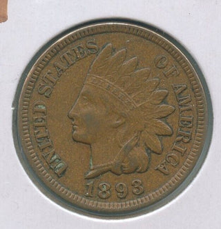 1893-P Indian Head Cent Penny 1c Philadelphia Mint - KR106