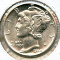 1942-D Mercury Silver Dime - Gem Uncirculated - Denver Mint - CC496