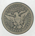 1915-D Silver Barber Quarter 25c Denver Mint - KR180
