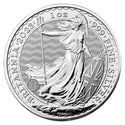 2023 Great Britain Britannia 1 Oz 999 Fine Silver Queen Elizbeth II BU Coin UK