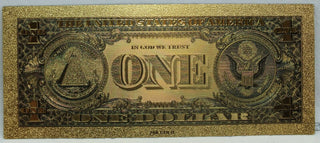 2003 $1 Federal Reserve Novelty 24K Gold Foil Plated Note Bill 6