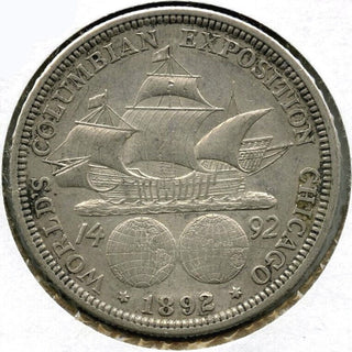 1892 Columbian Exposition Chicago Silver Half Dollar Commemorative Coin - A511