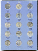 1999- 2008 50 State Commemorative Quarters 50 Coins -DM890