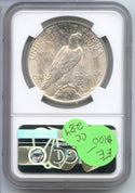 1922 Peace Silver Dollar NGC MS64 Certified - Philadelphia Mint - CC284