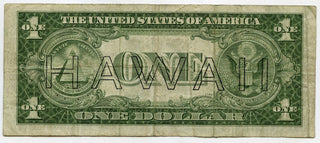 1935-A $1 Silver Certificate Hawaii Currency Note - One Dollar - E757