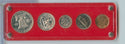 1951 US Mint Proof Set Silver Proof Coins  Franklin - KR386