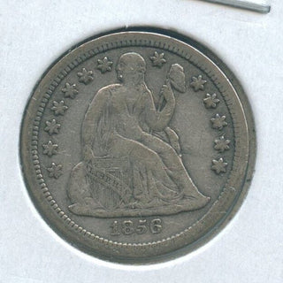 1856-P Silver Seated Liberty Dime 10c Philadelphia Mint  - KR606