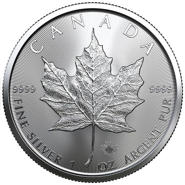 2023 Canada Canadian Maple Leaf 1 Oz 9999 Silver $5 Dollars Coin Gem BU - JP197