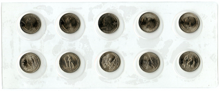 2013 American The Beautiful UNC Quarters Circulating Coin Set P & D Mints DM903