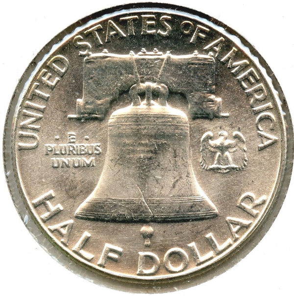 1950-D Franklin Silver Half Dollar - Denver Mint - CC380