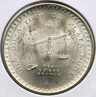 1979 Mexico Casa de Moneda Silver Coin - Una Onza Troy Plata Pura - E866
