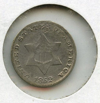 1852 3-Cent Silver Nickel - Three Cents - DM551