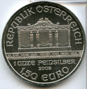 2009 Austria Wiener Philharmonic 1 oz Silver 1,50 Euro Coin Osterreich - RC380
