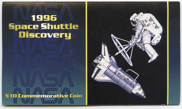 1996 Space Shuttle Discovery $10 Commemorative Coin - Marshall Islands - A444