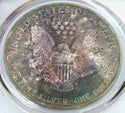 1989 American Eagle 1 oz Silver Dollar PCGS MS69 Toning Toned Coin - B658