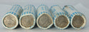 Lot of 5 1979-D Jefferson Nickel 5C Rolls 200 Coins Uncirculated LH139