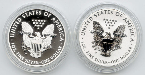 2013 American Eagle 2-Coin 1 oz Silver Dollar Set US Mint West Point - DM958