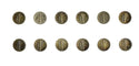 1934 - 1945 Mercury Dime Collection Set 12 Coin Set -DM824