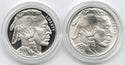 2001 American Buffalo 2-Coin Set US Mint Smithsonian Indian Proof & Unc - A447