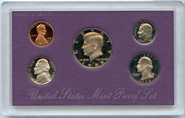 1988 United States 5-Coin Proof Set - US Mint OGP