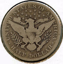 1908-D Barber Silver Half Dollar - Denver Mint - BQ909