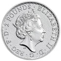 2016 Great Britain Britannia 999 Silver 1 oz Coin British 2 Pounds Bullion A208