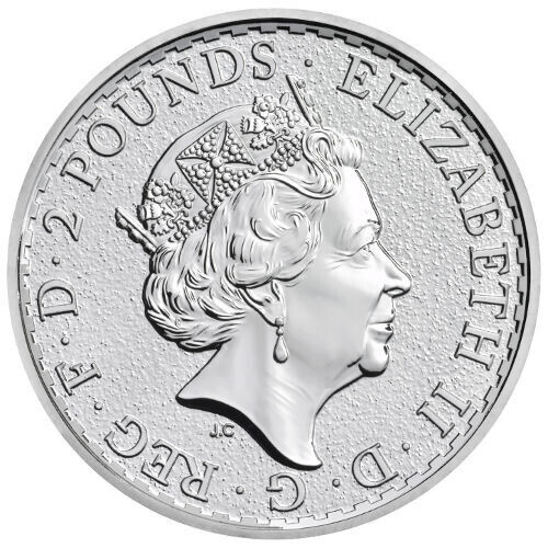 2016 Great Britain Britannia 999 Silver 1 oz Coin British 2 Pounds Bullion A208