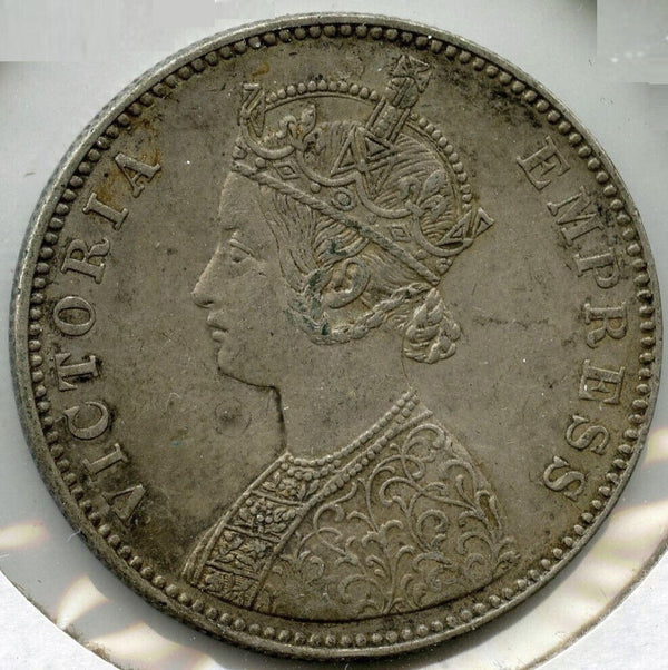 1882 India Coin One Rupee - Empress Victoria - G358
