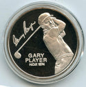 Gary Player 999 Silver 1 oz Art Medal Round PGA Golf Tour Hall Fame Club - BJ797