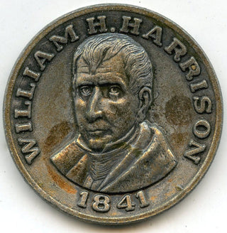 William Henry Harrison 1841 Presidential Commemorative Medal Round - CC829