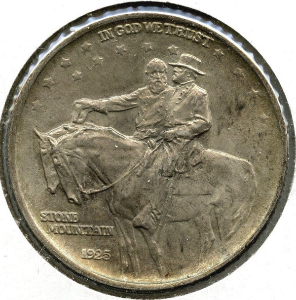 1925 Stone Mountain Memorial Silver Half Dollar - Commemorative Coin - A972