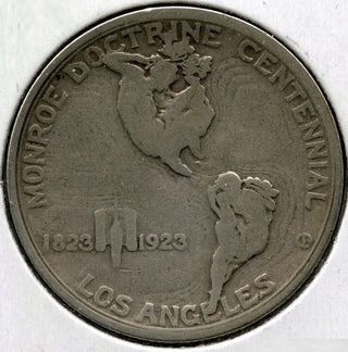 1923-S Monroe Doctrine Silver Half Dollar - Commemorative Coin - E751